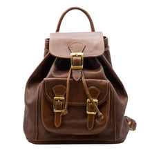 Load image into Gallery viewer, product shot of a leather backpack Leren Rucksack